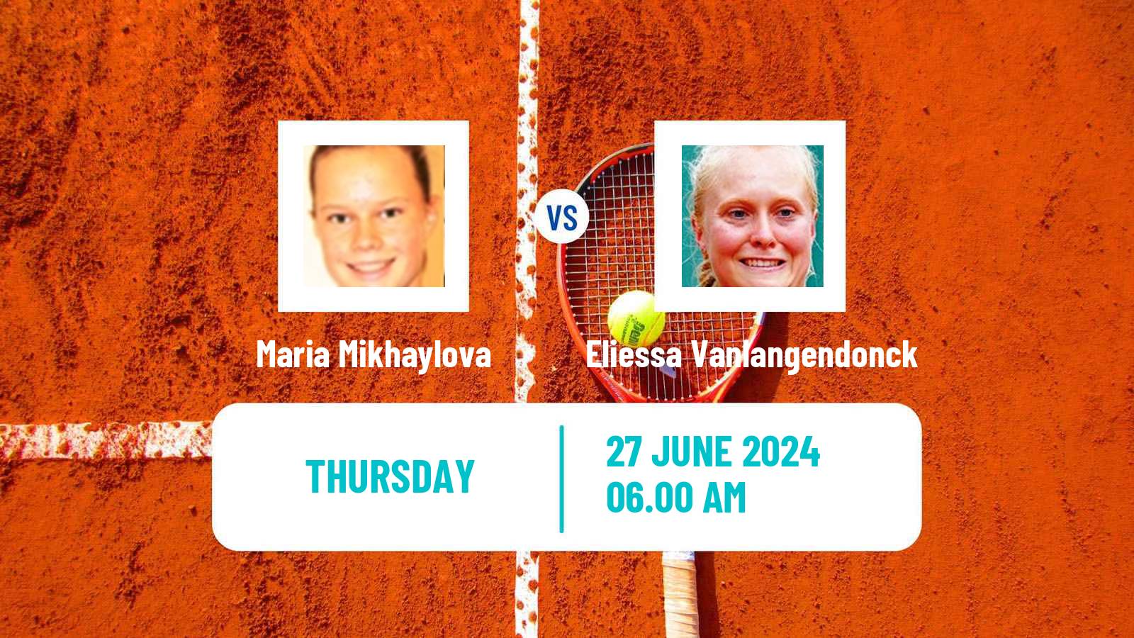 Tennis ITF W15 Hillcrest 2 Women Maria Mikhaylova - Eliessa Vanlangendonck
