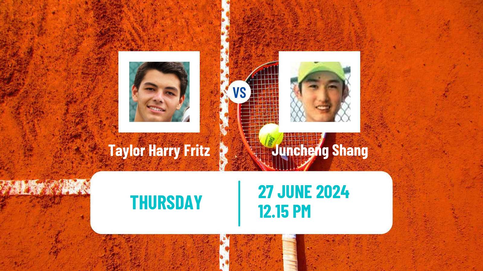 Tennis ATP Eastbourne Taylor Harry Fritz - Juncheng Shang