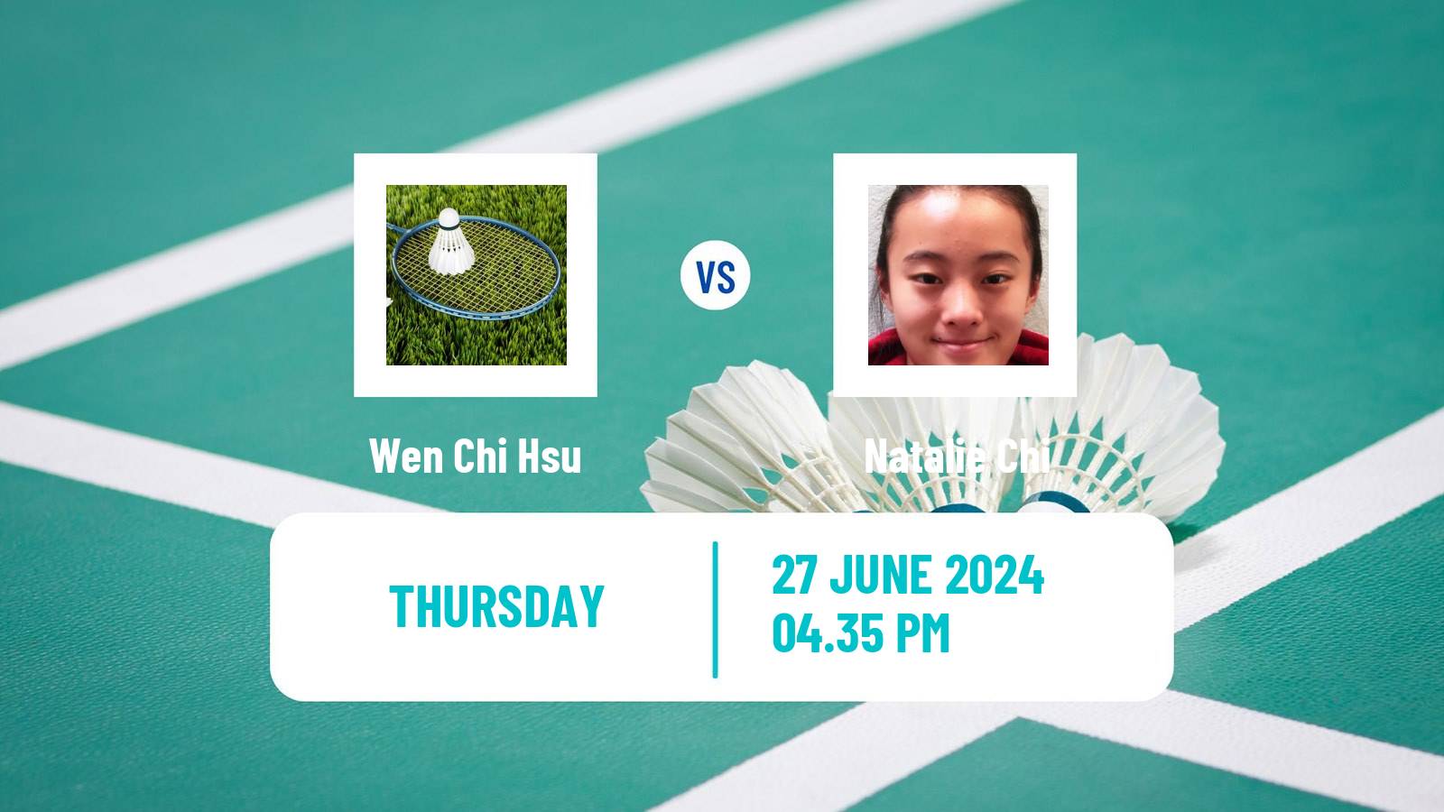 Badminton BWF World Tour Us Open Women Wen Chi Hsu - Natalie Chi