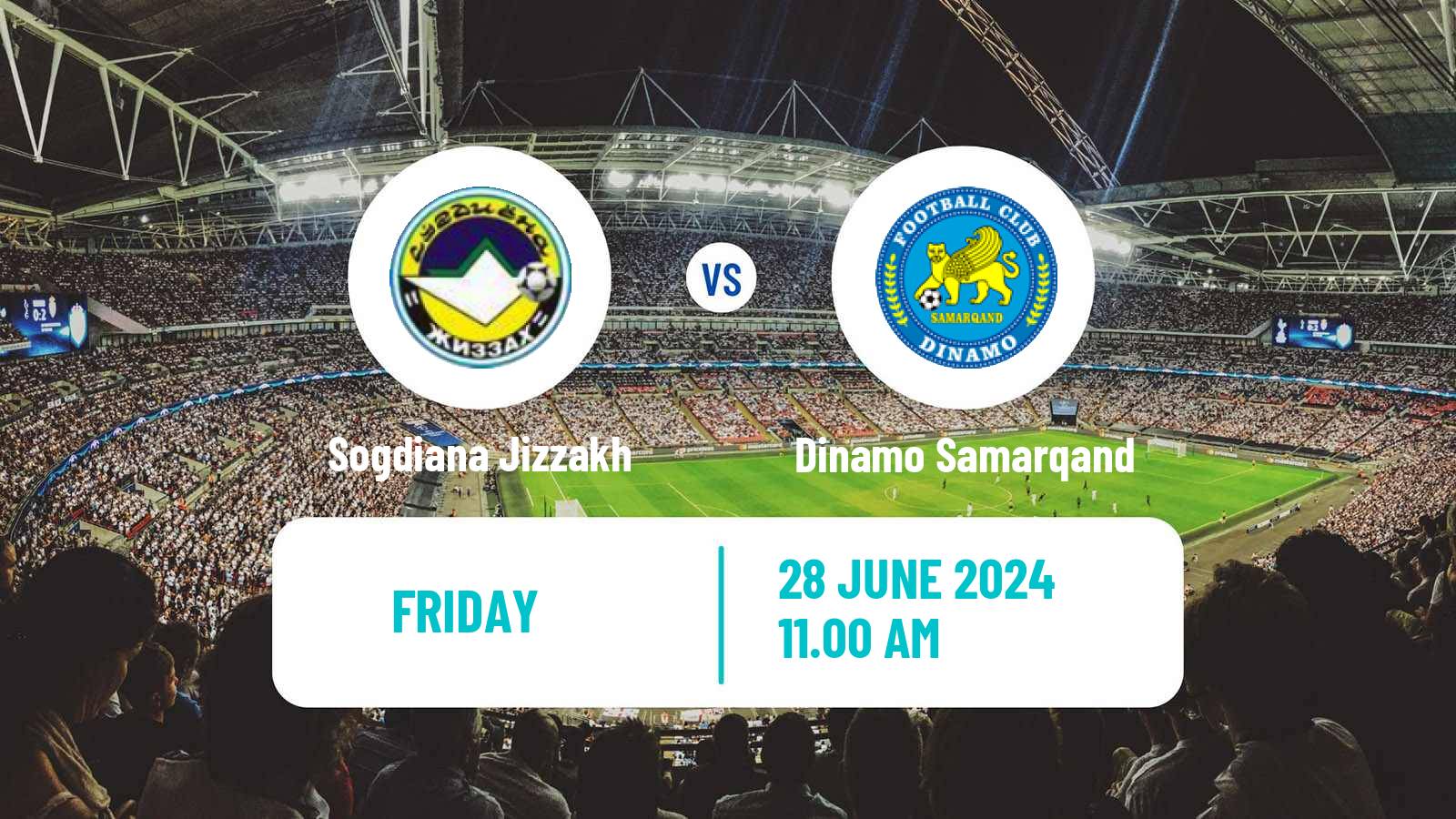 Soccer Uzbek League Sogdiana Jizzakh - Dinamo Samarqand