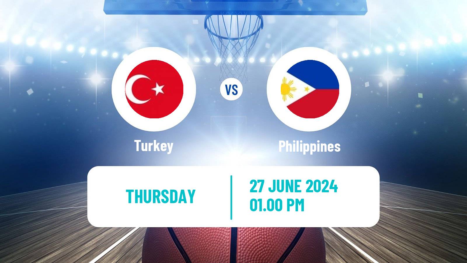 Basketball Friendly International Basketball Turkey - Philippines