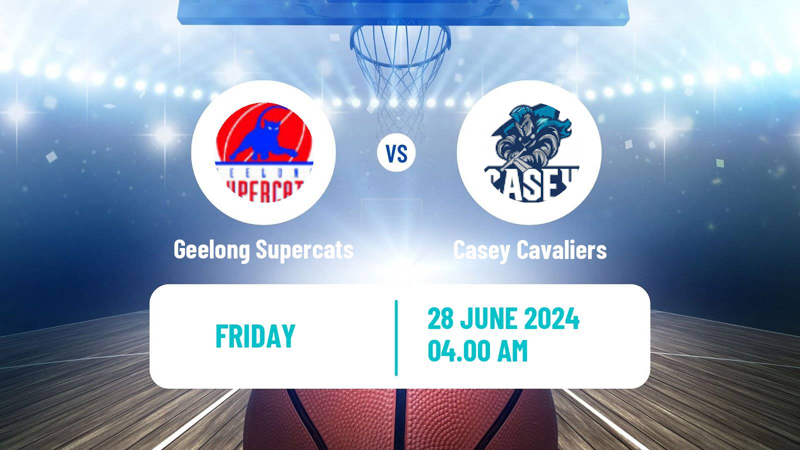Basketball Australian NBL1 South Women Geelong Supercats - Casey Cavaliers