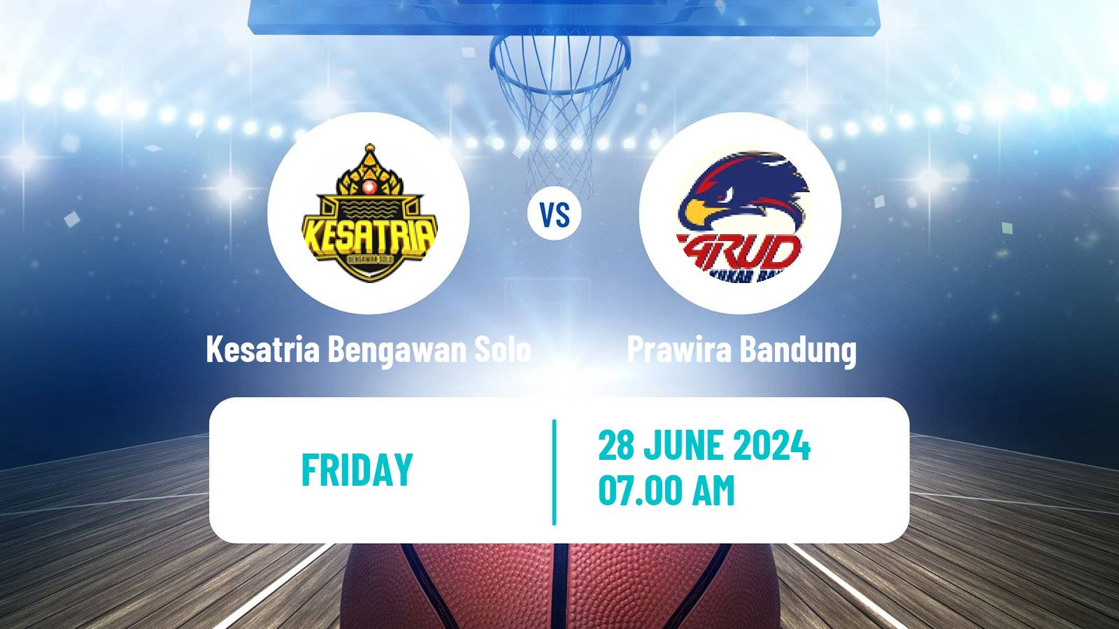 Basketball Indonesian IBL Kesatria Bengawan Solo - Prawira Bandung