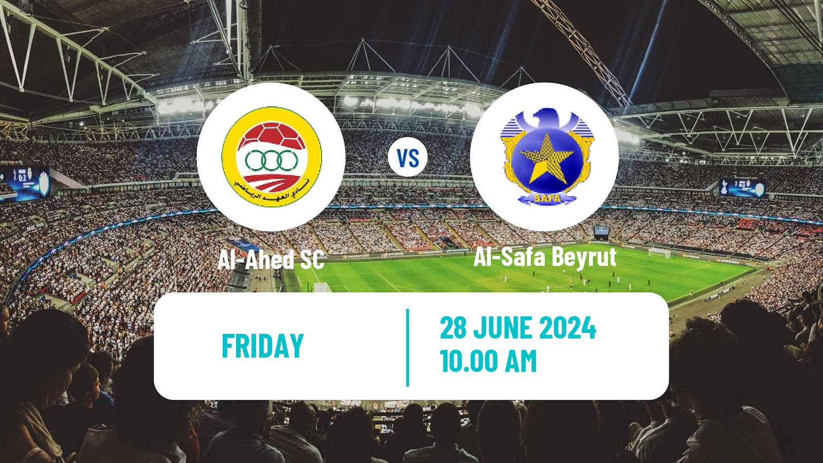 Soccer Lebanese Cup Al-Ahed - Al-Safa Beyrut