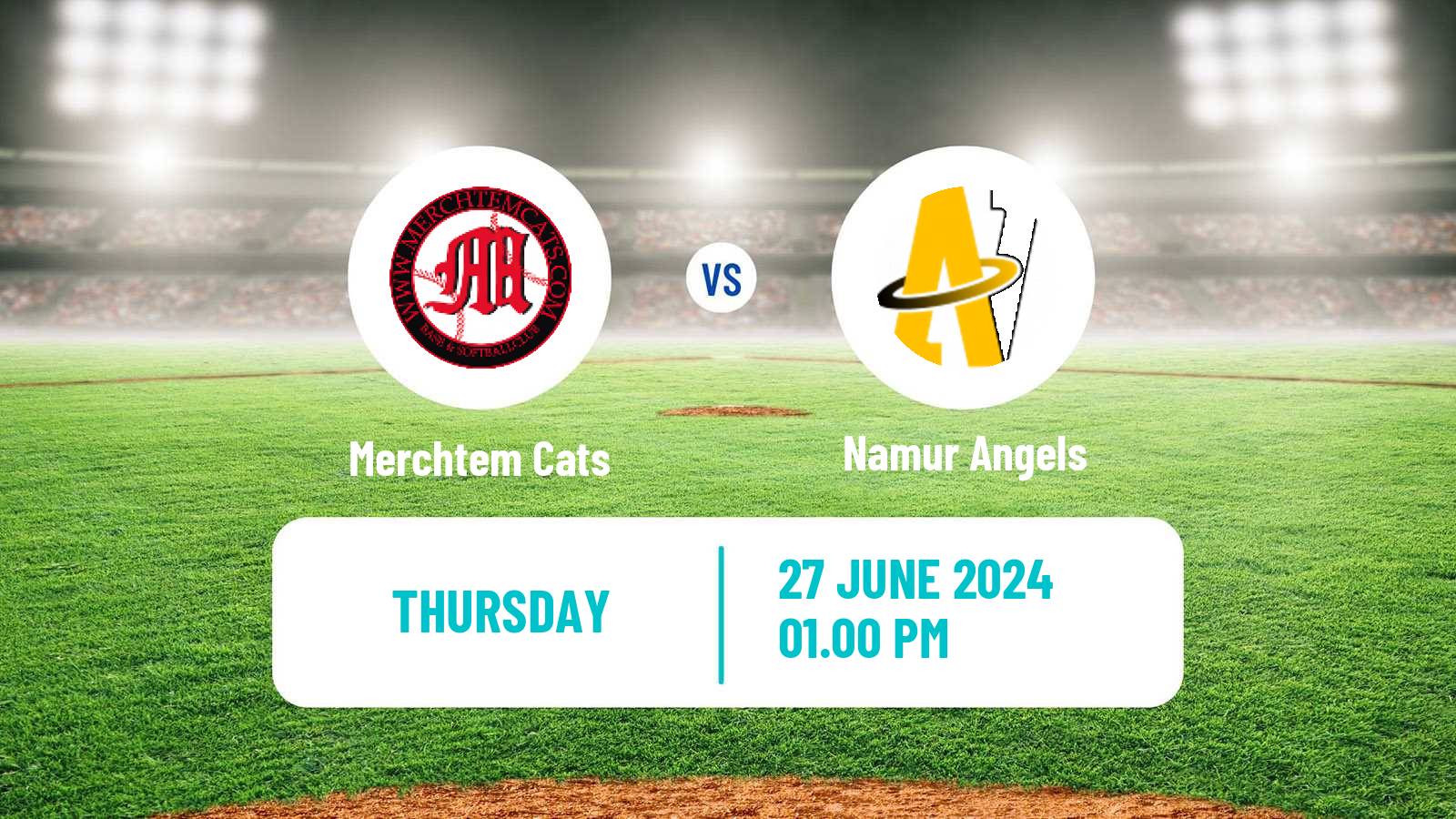 Baseball Belgian Division 1 Baseball Merchtem Cats - Namur Angels