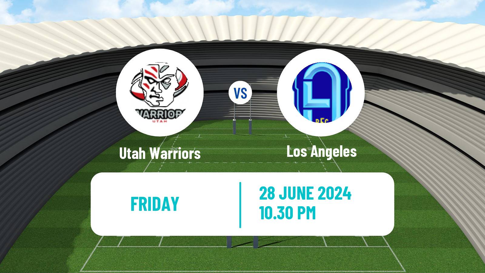 Rugby union USA Major League Rugby Utah Warriors - Los Angeles