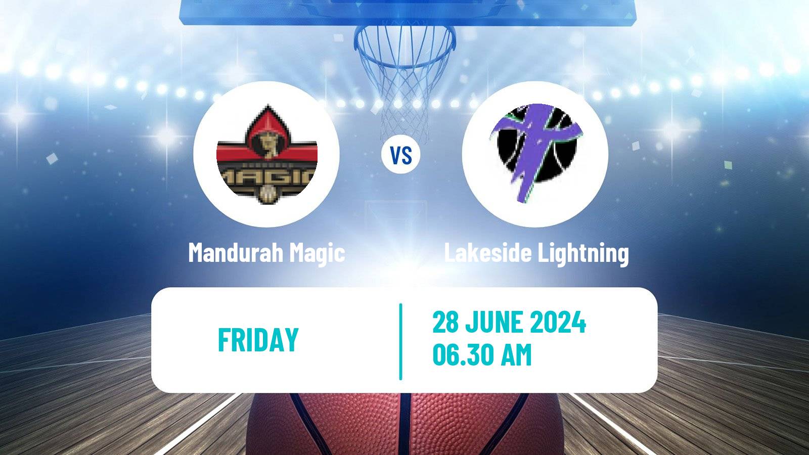 Basketball Australian NBL1 West Women Mandurah Magic - Lakeside Lightning
