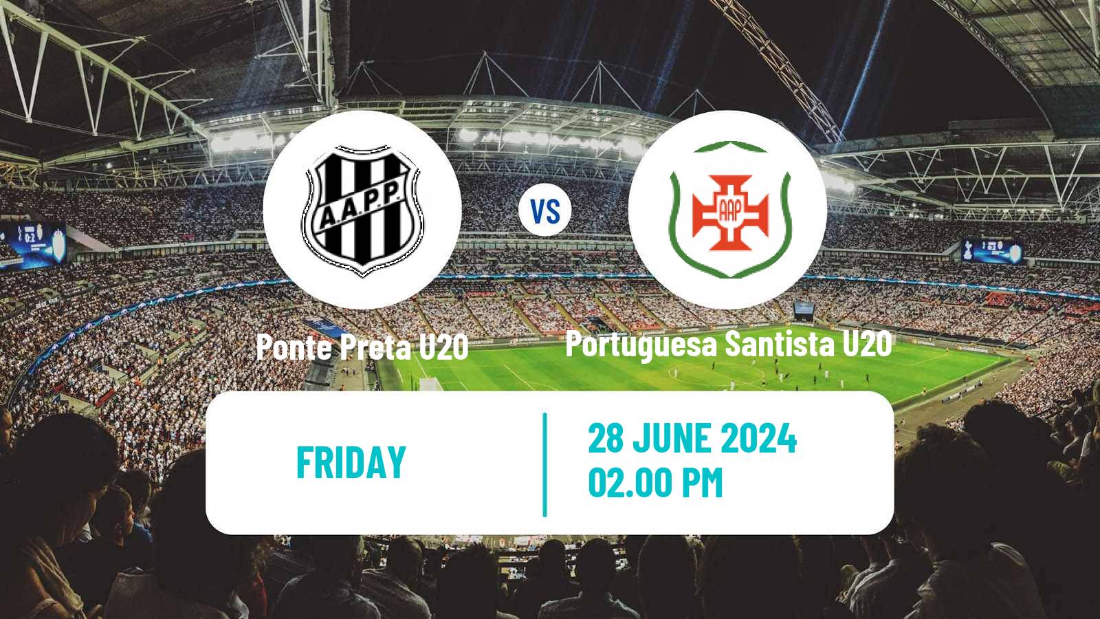 Soccer Brazilian Paulista U20 Ponte Preta U20 - Portuguesa Santista U20