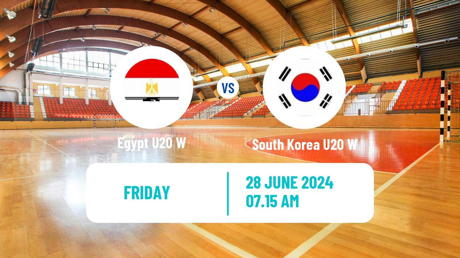 Handball World Championship U20 Handball Women Egypt U20 W - South Korea U20 W