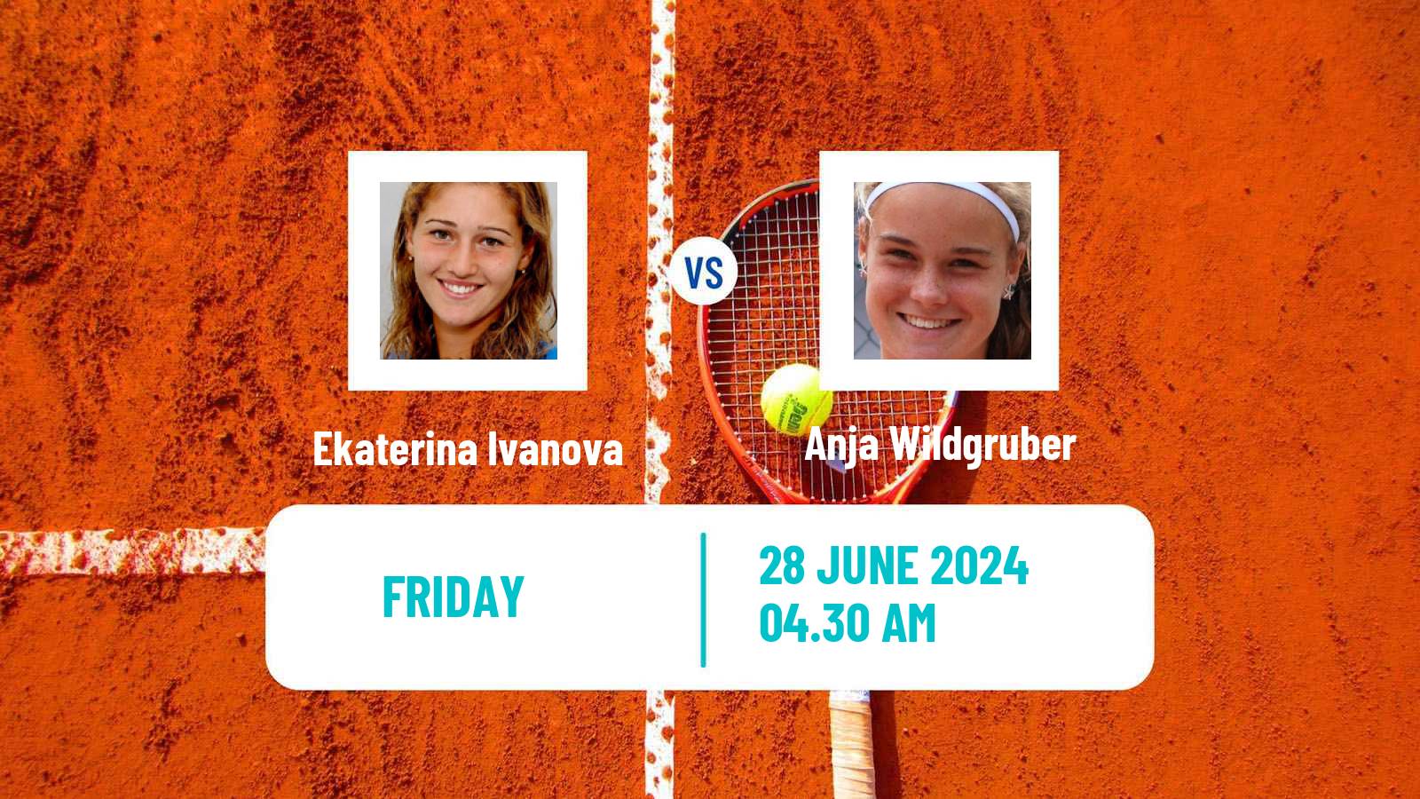 Tennis ITF W15 Monastir 24 Women Ekaterina Ivanova - Anja Wildgruber