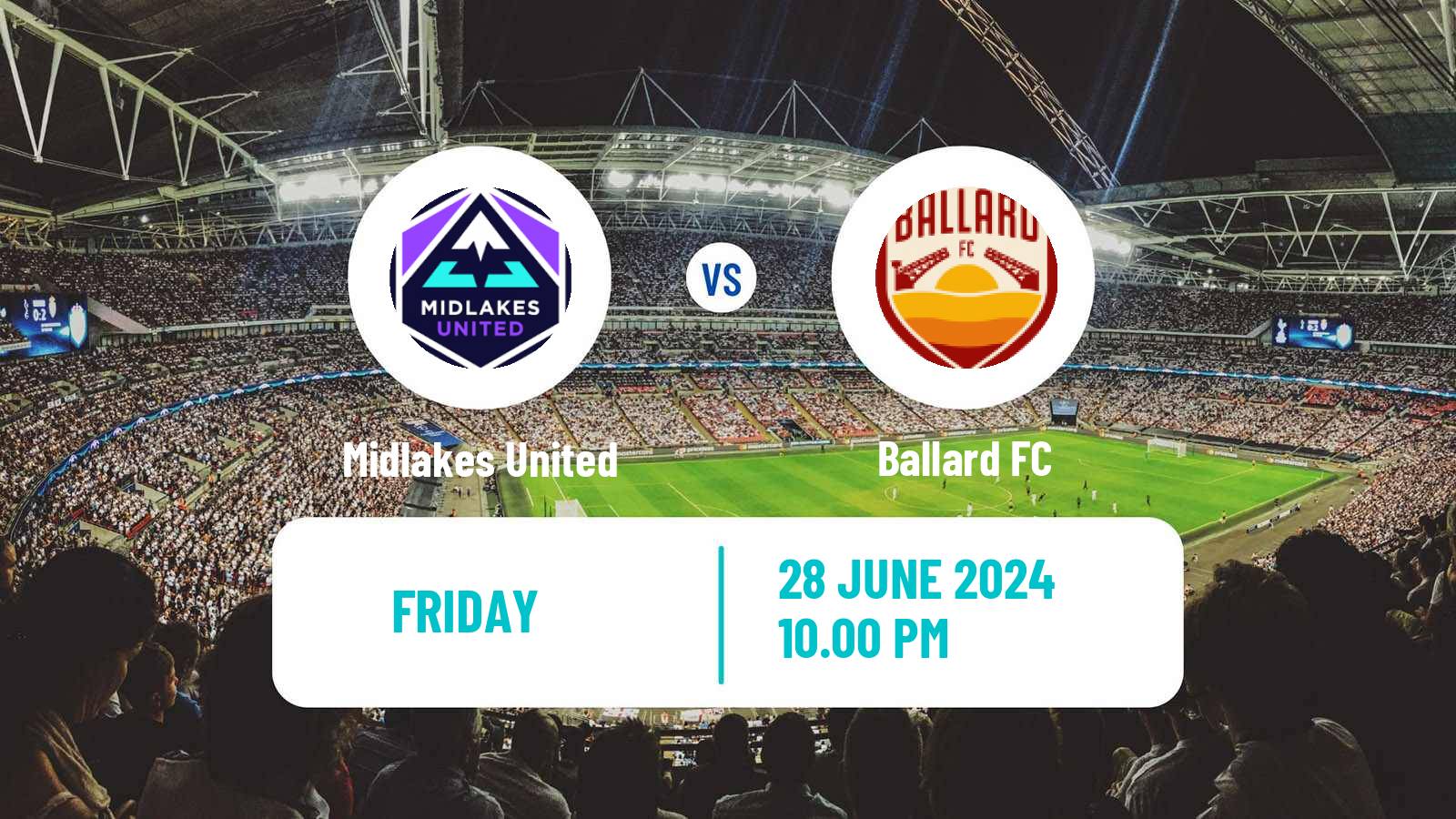 Soccer USL League Two Midlakes United - Ballard