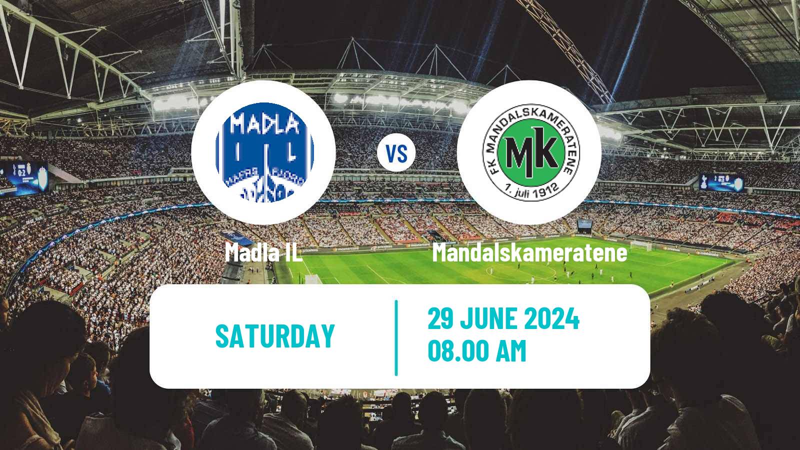 Soccer Norwegian Division 3 - Group 2 Madla - Mandalskameratene