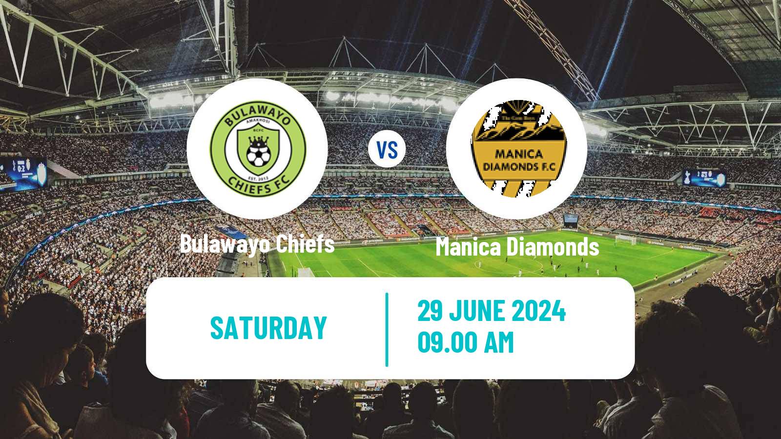 Soccer Zimbabwe Premier League Bulawayo Chiefs - Manica Diamonds