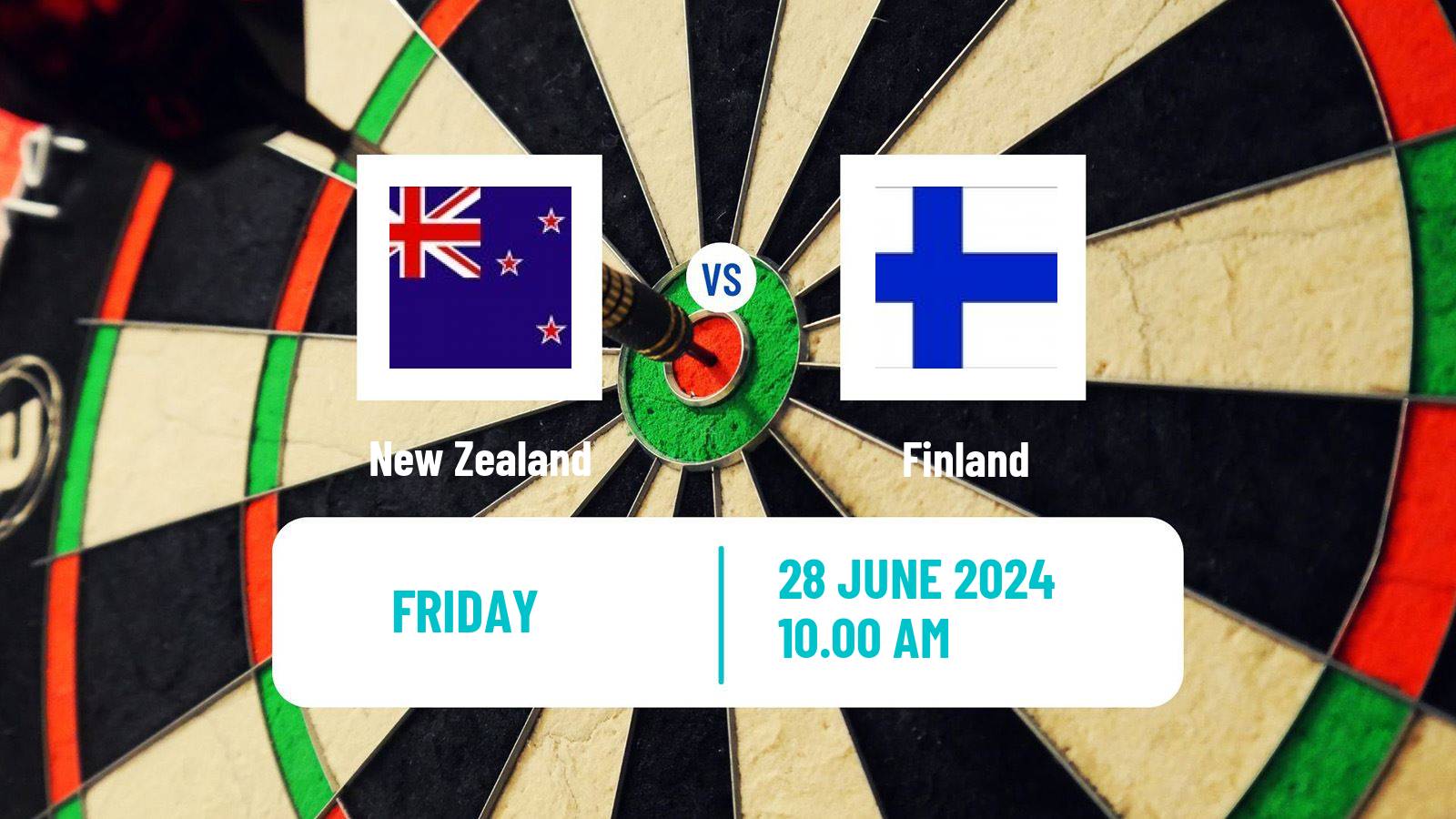 Darts World Cup Teams New Zealand - Finland