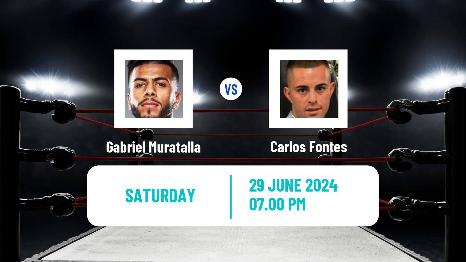 Boxing Featherweight Others Matches Men Gabriel Muratalla - Carlos Fontes