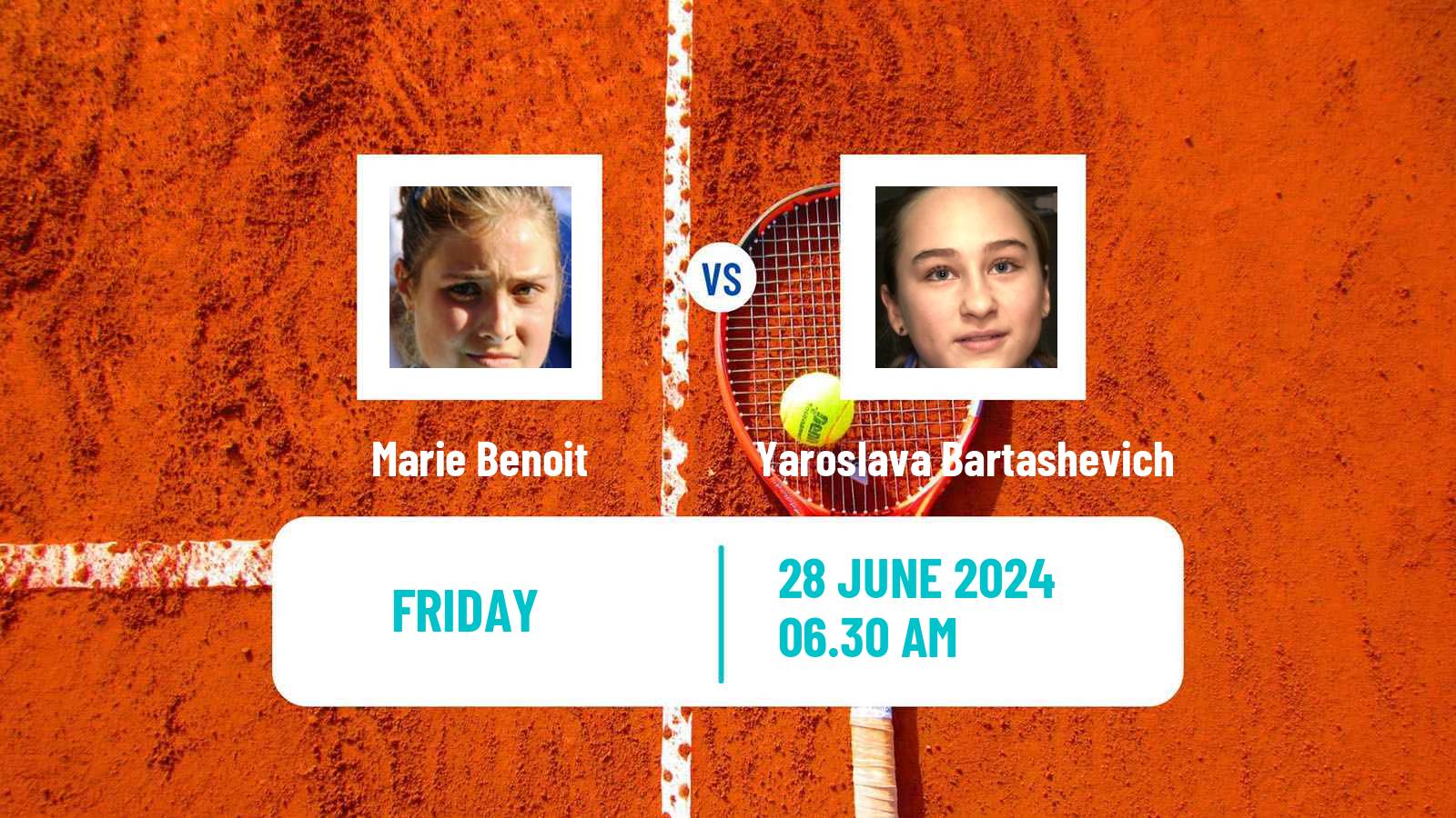Tennis ITF W35 Perigueux Women Marie Benoit - Yaroslava Bartashevich
