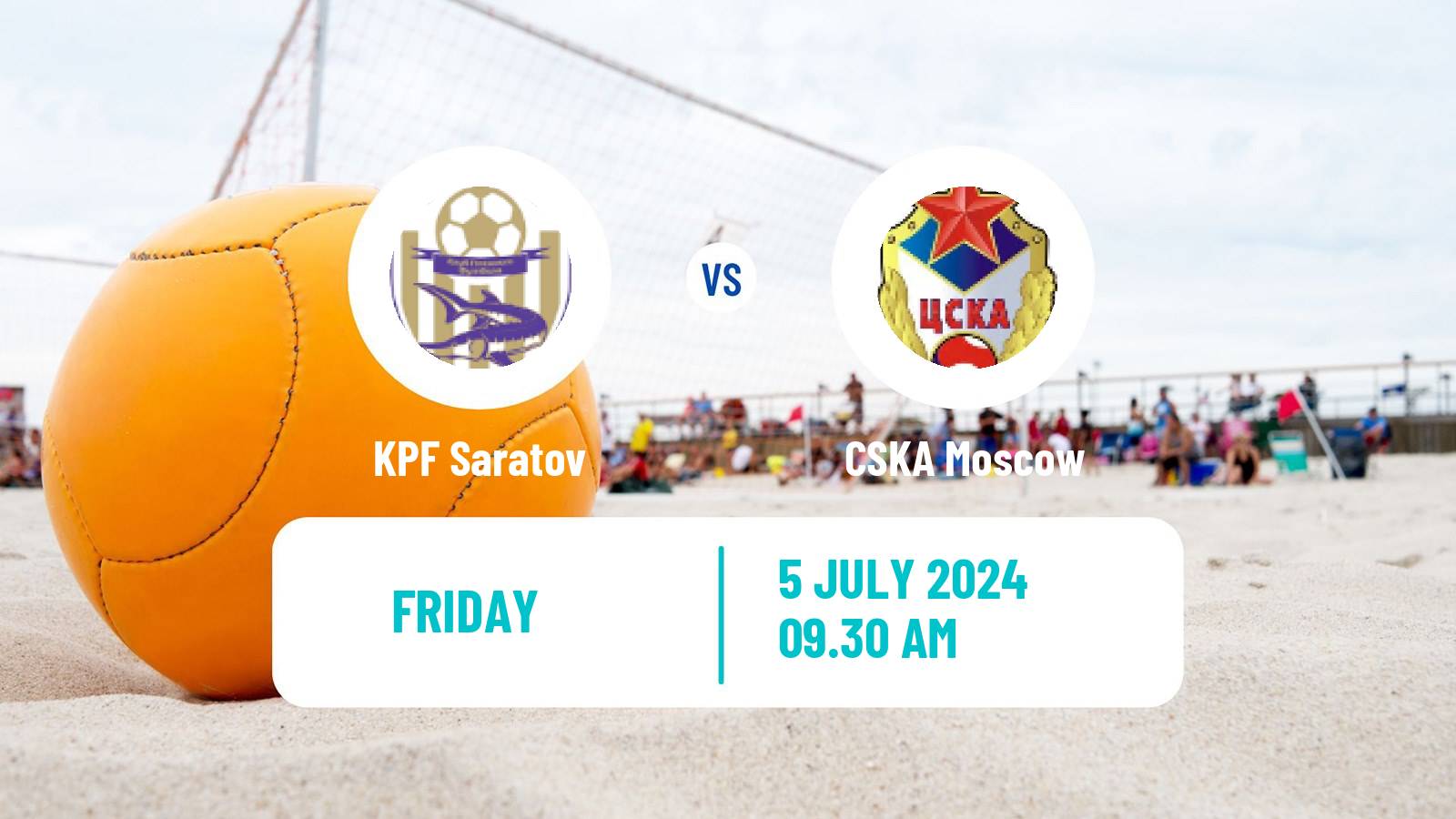 Beach soccer Superliga KPF Saratov - CSKA Moscow