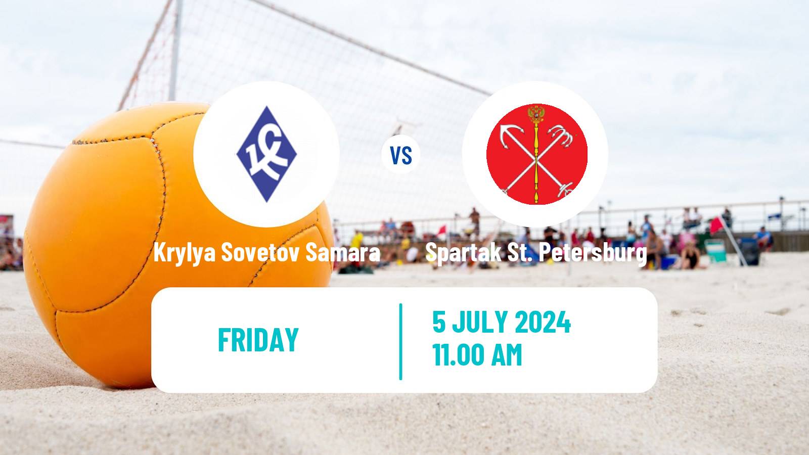 Beach soccer Superliga Krylya Sovetov Samara - Spartak St. Petersburg