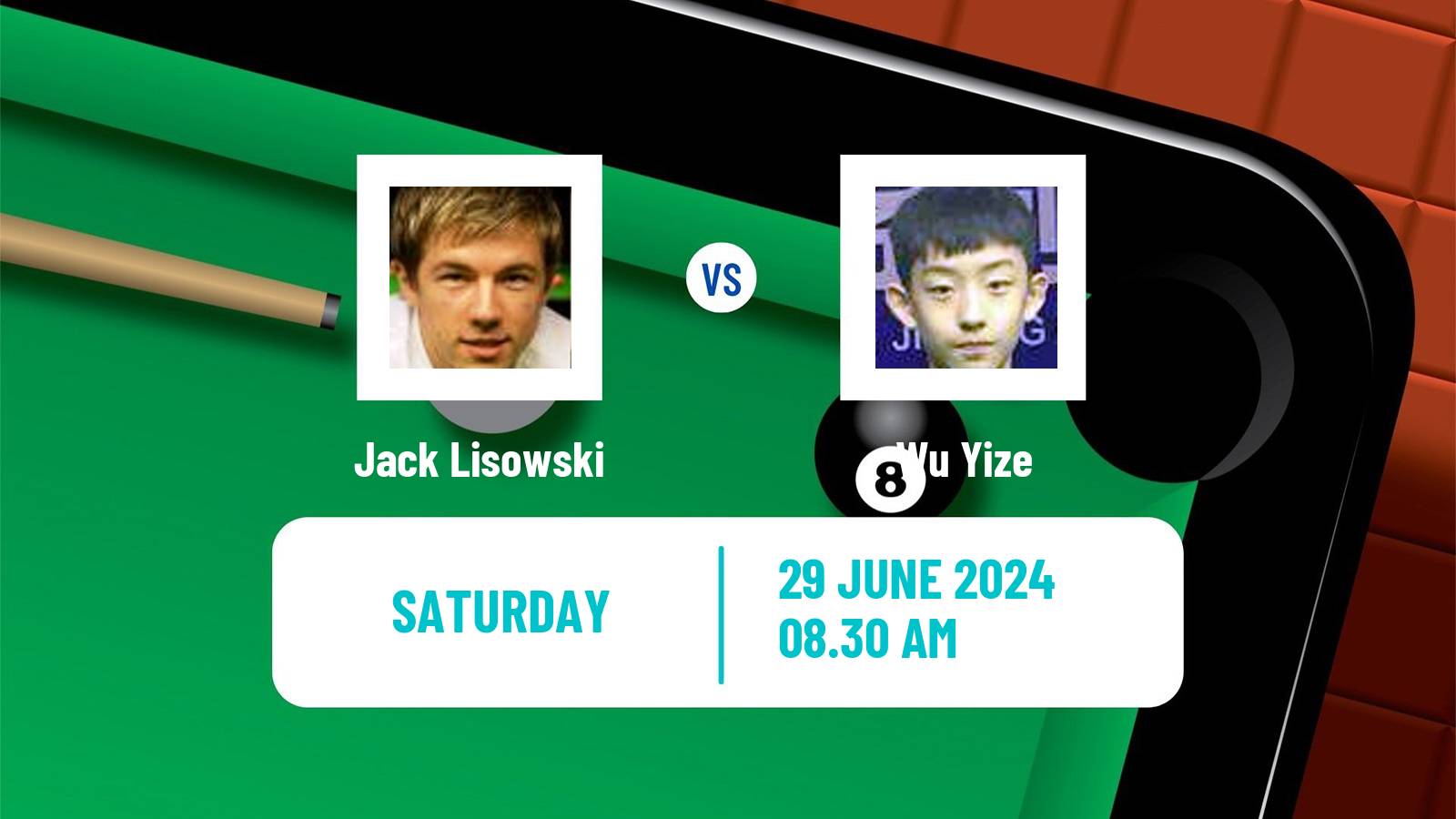 Snooker Championship League Jack Lisowski - Wu Yize