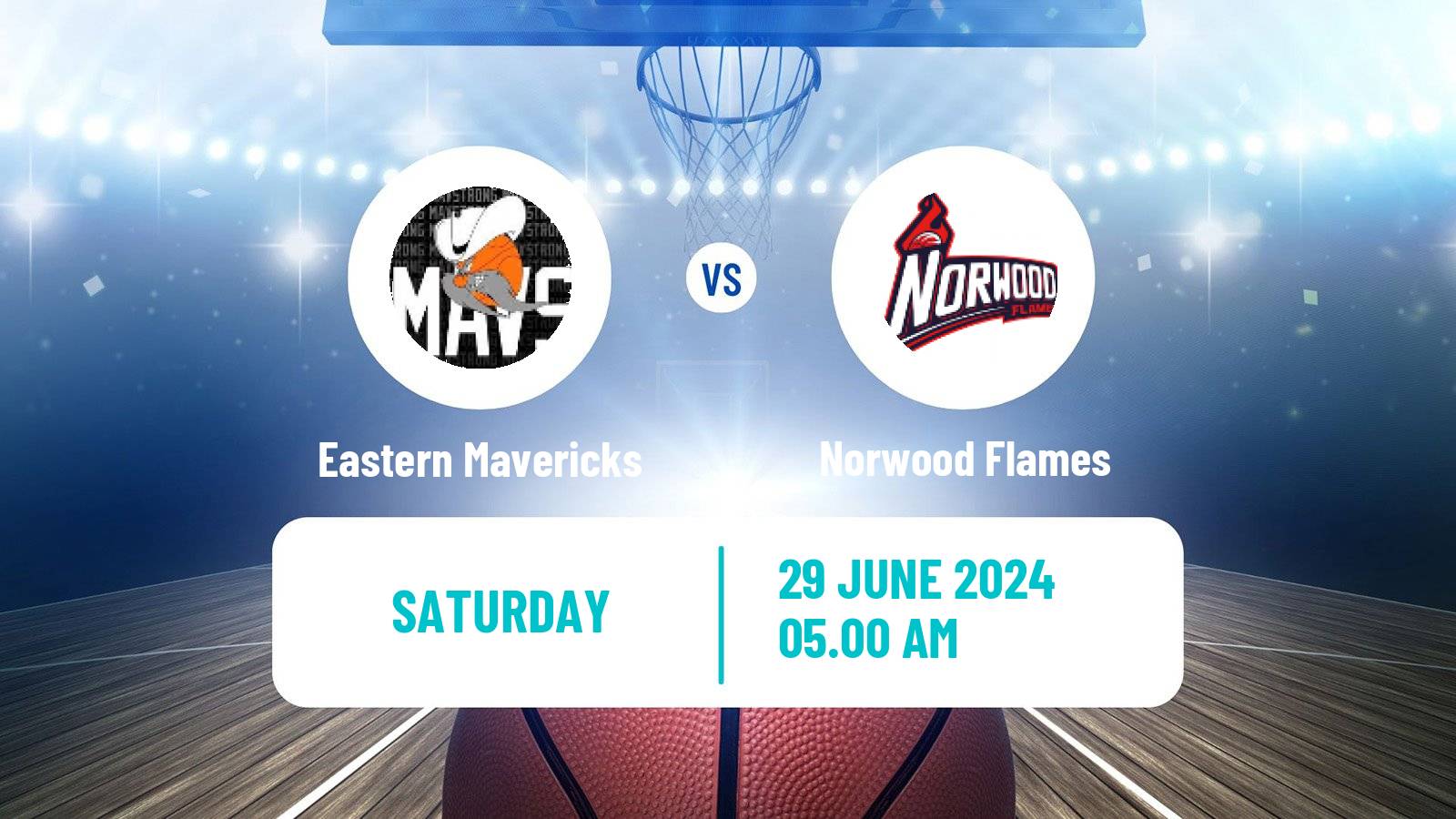 Basketball Australian NBL1 Central Women Eastern Mavericks - Norwood Flames