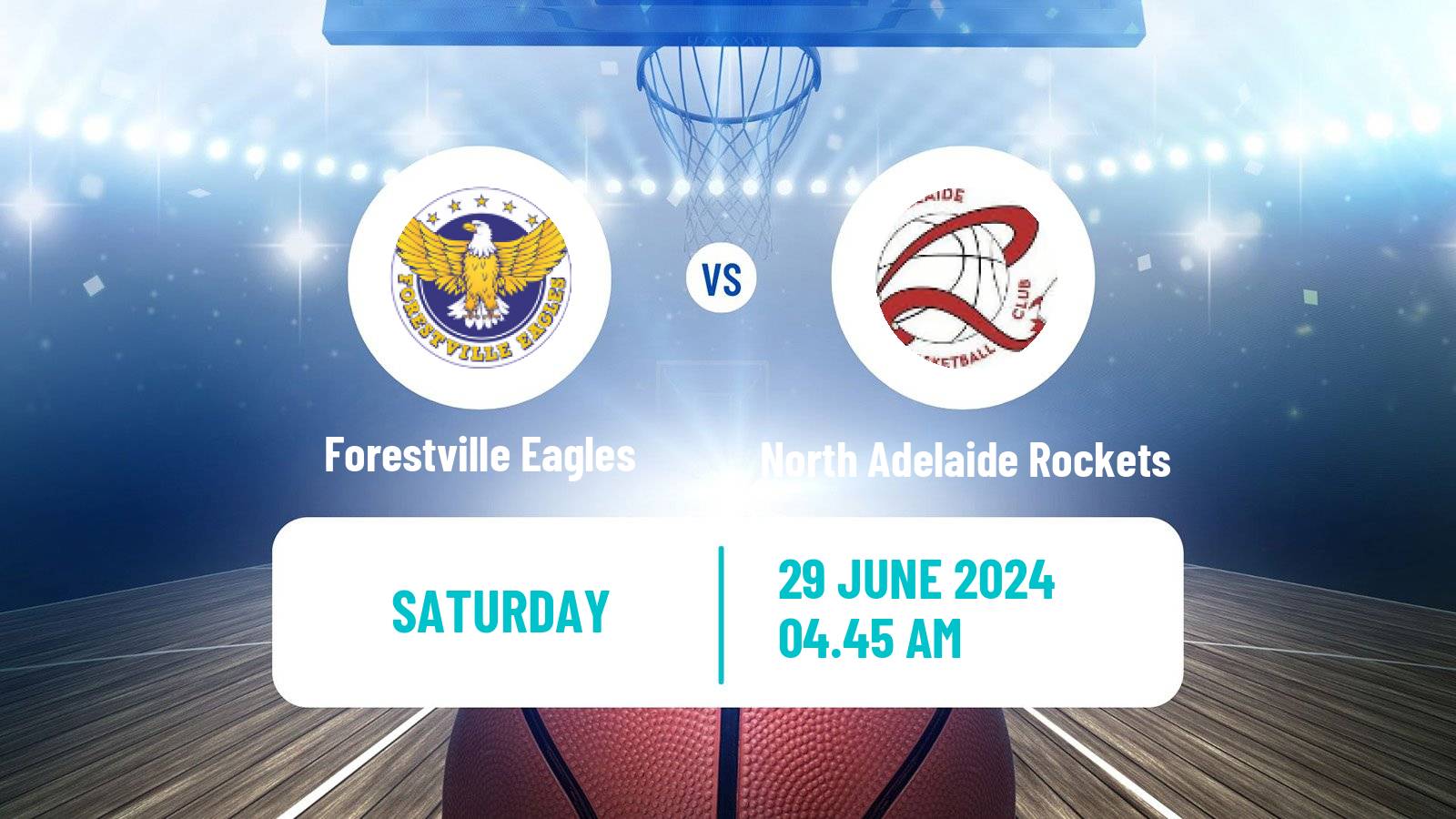 Basketball Australian NBL1 Central Women Forestville Eagles - North Adelaide Rockets
