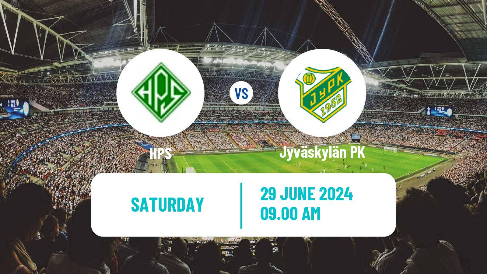 Soccer Finnish Kansallinen Liiga Women HPS - Jyväskylän PK