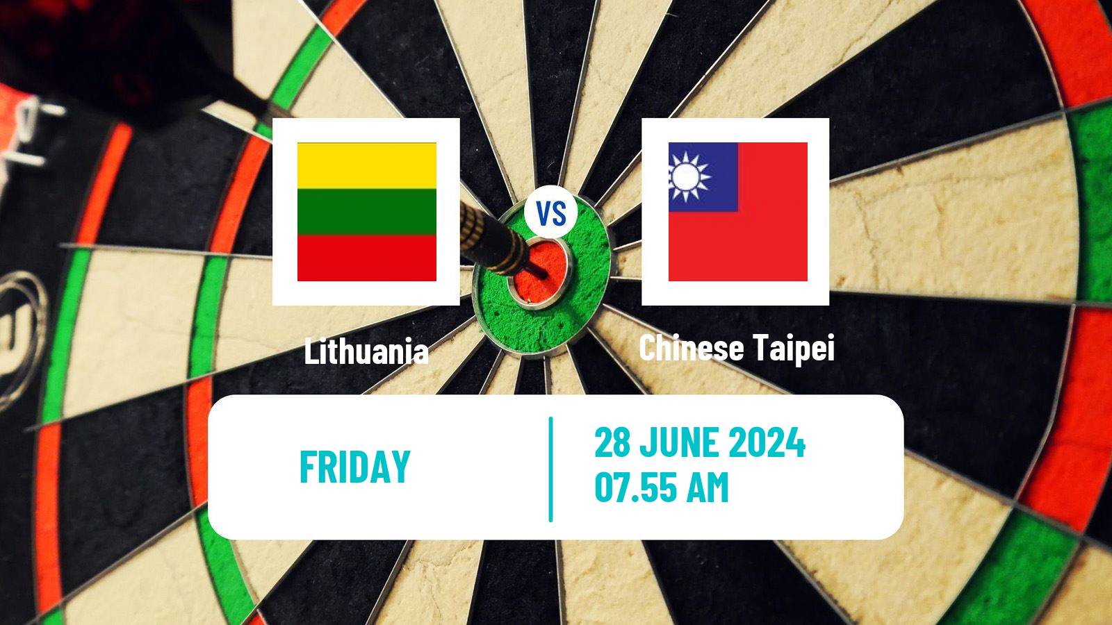 Darts World Cup Teams Lithuania - Chinese Taipei