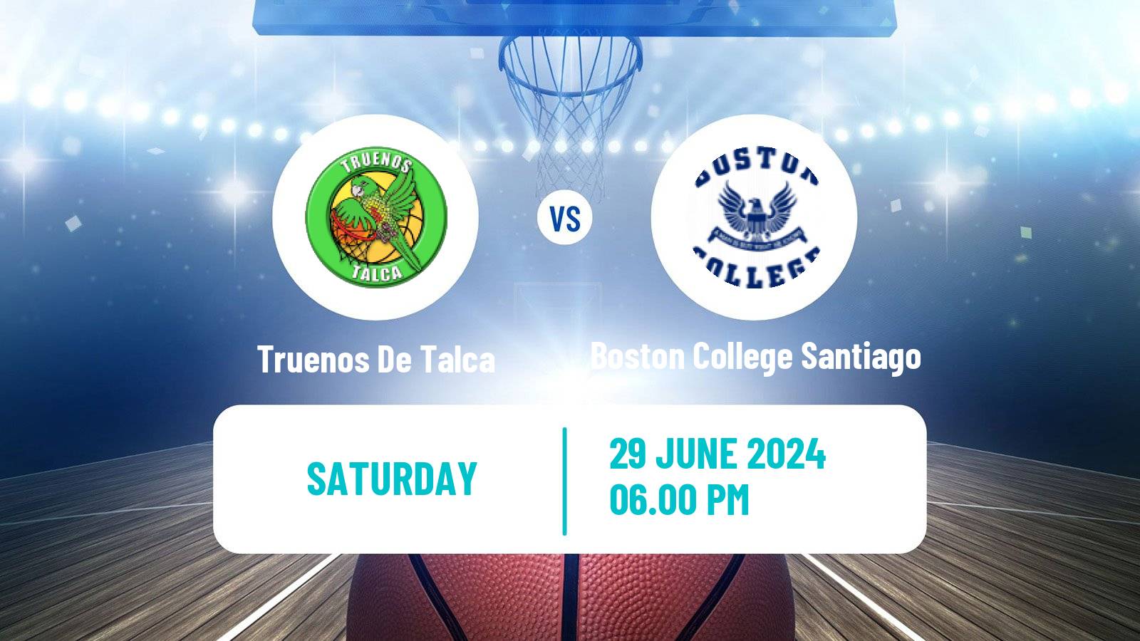 Basketball Chilean LNB 2 Truenos De Talca - Boston College Santiago