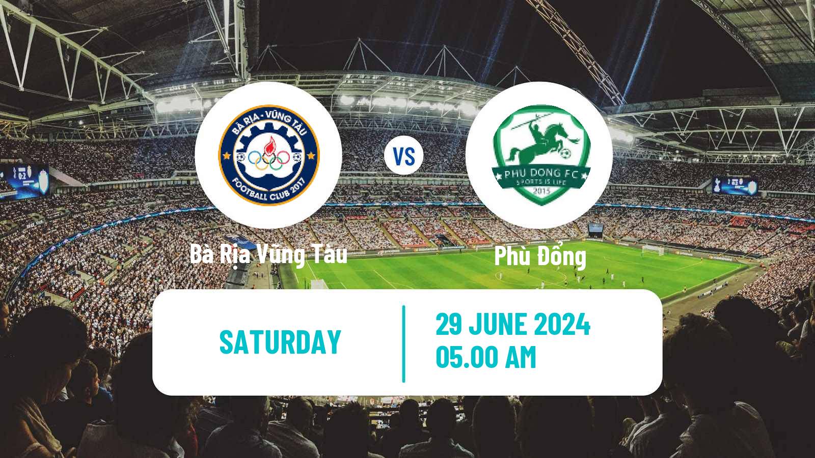 Soccer Vietnamese V League 2 Bà Rịa Vũng Tàu - Phù Đổng