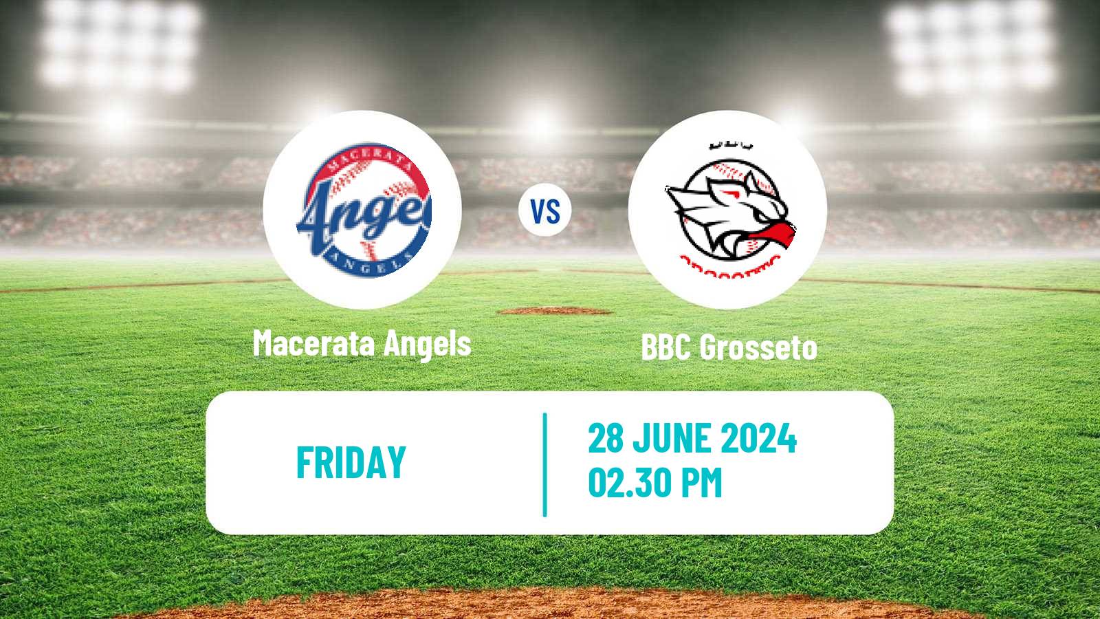 Baseball Italian Serie A1 Baseball Macerata Angels - Grosseto