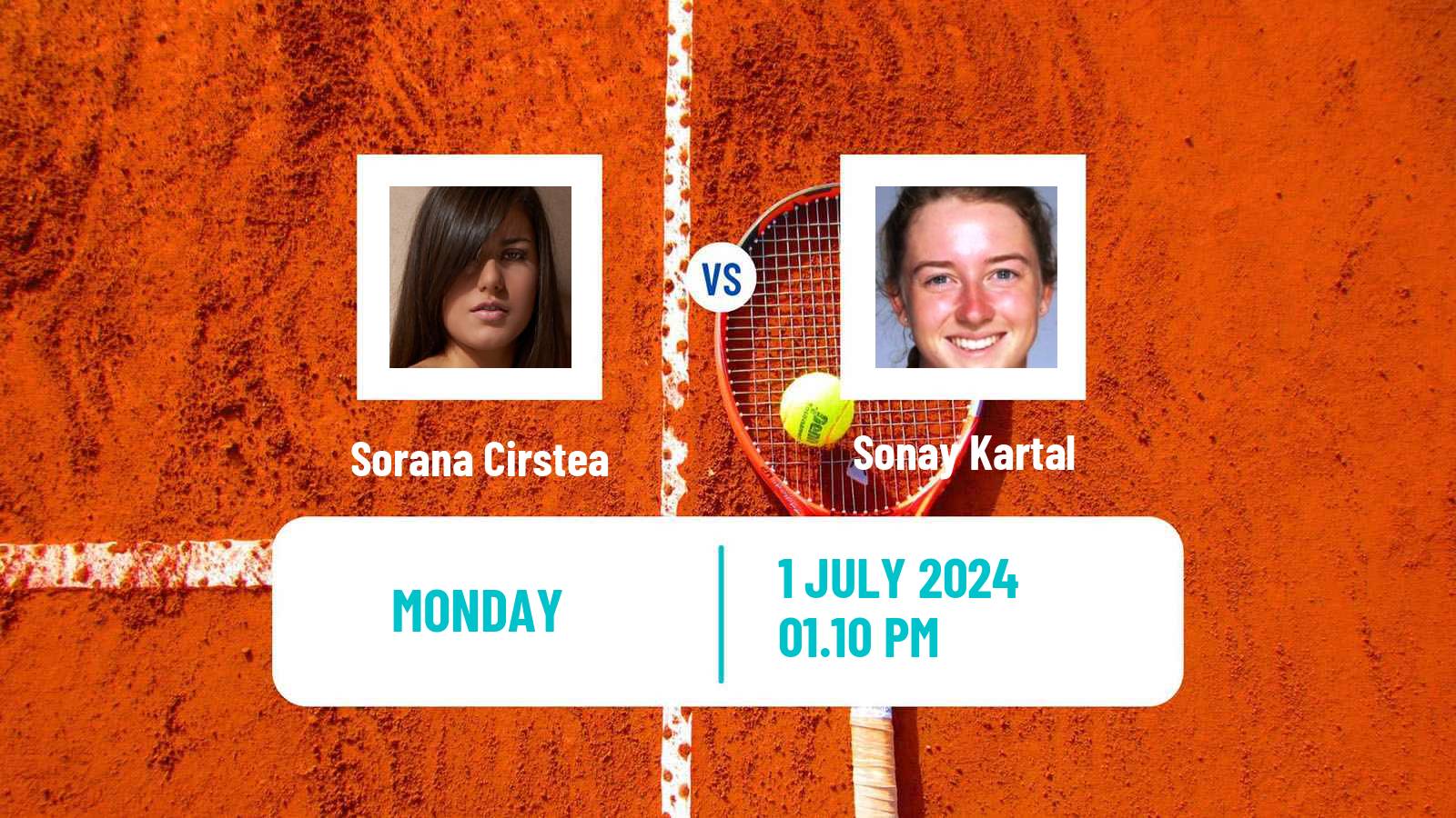 Tennis WTA Wimbledon Sorana Cirstea - Sonay Kartal