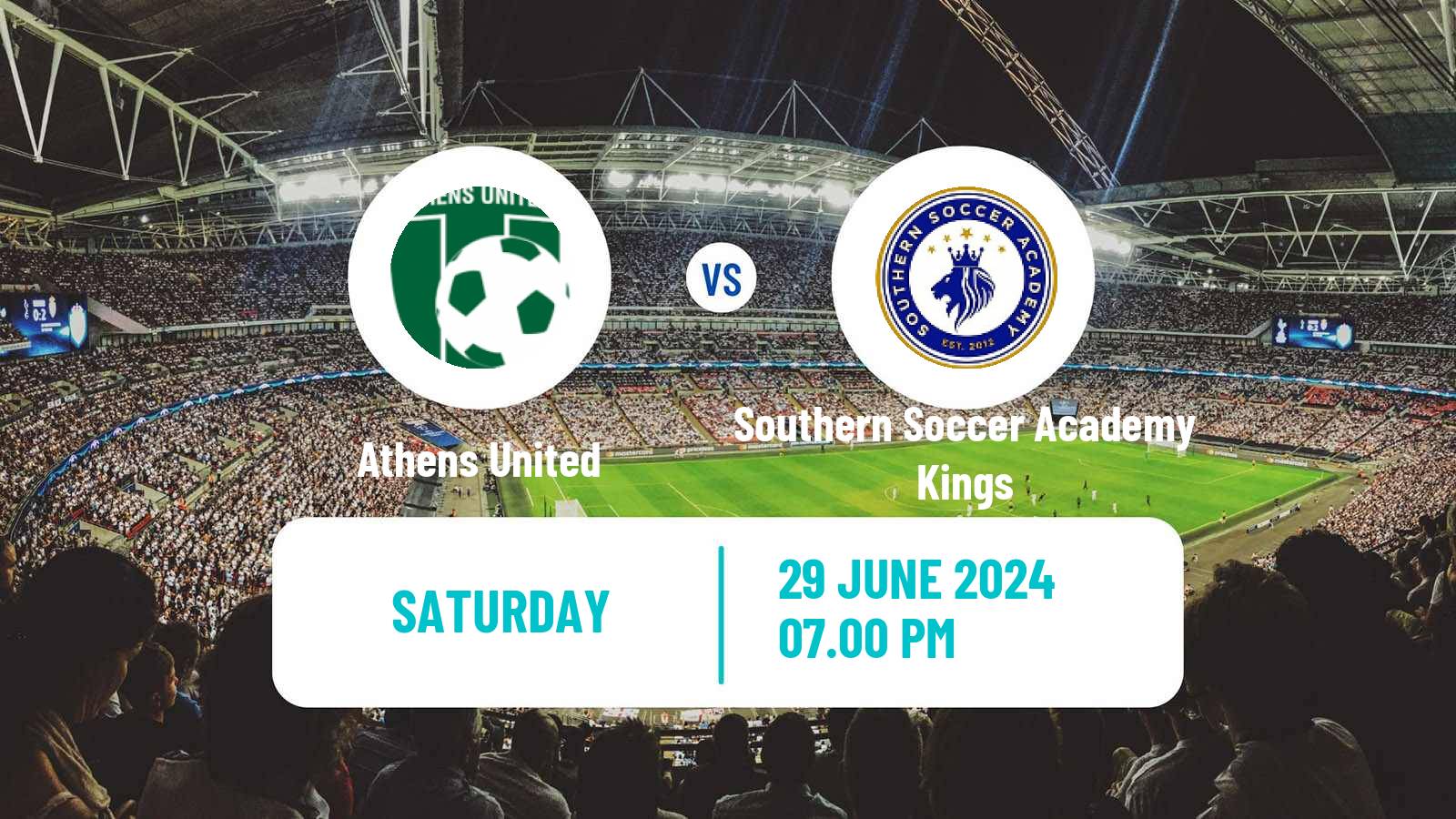 Soccer USL League Two Athens United - Southern Soccer Academy Kings