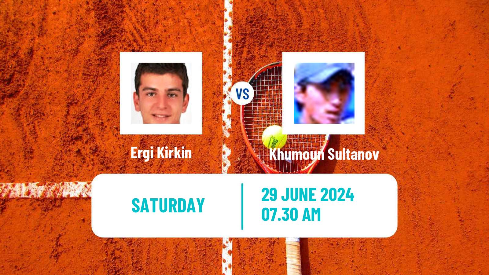 Tennis ITF M25 Brussels Men Ergi Kirkin - Khumoun Sultanov