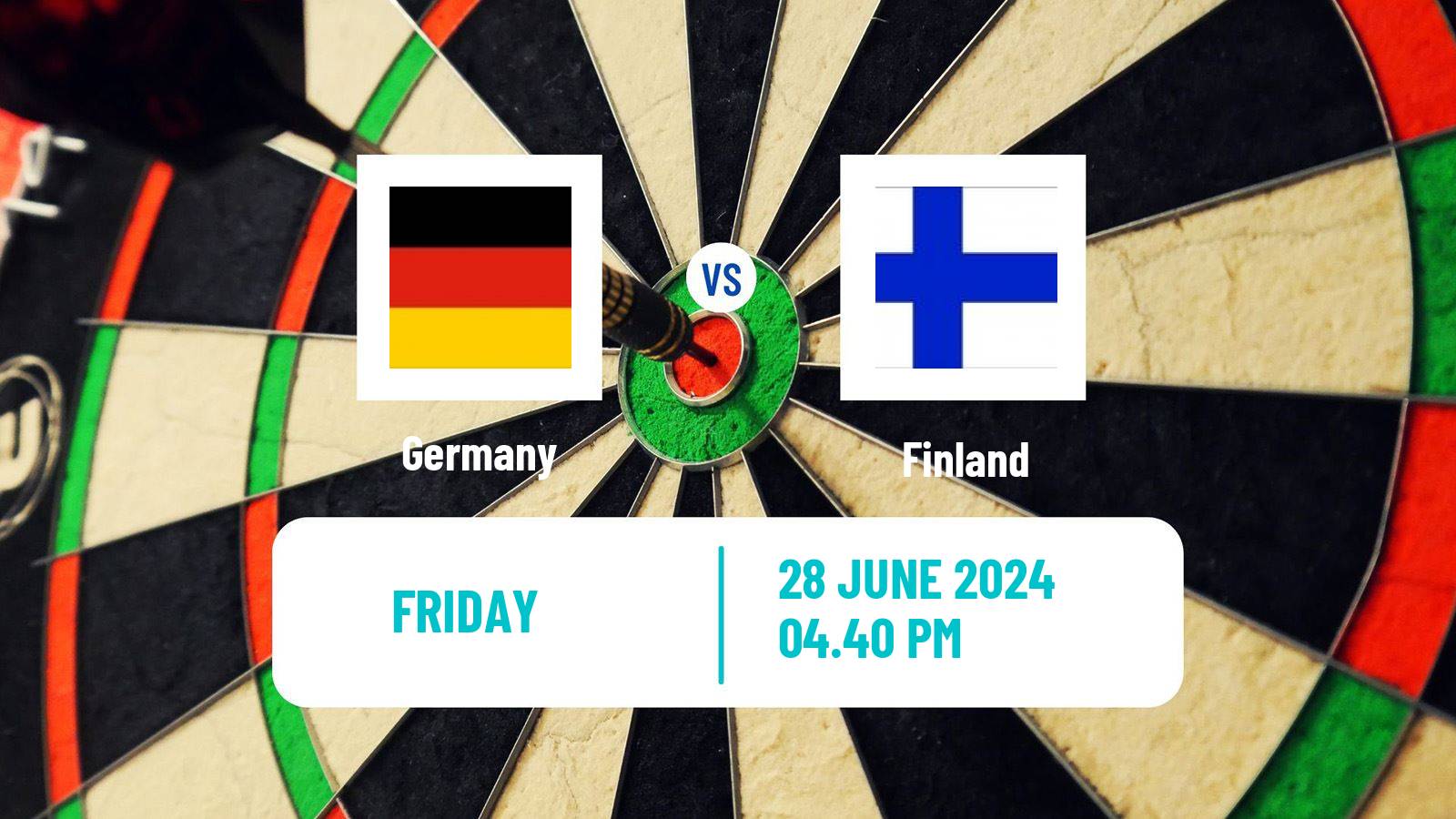 Darts World Cup Teams Germany - Finland