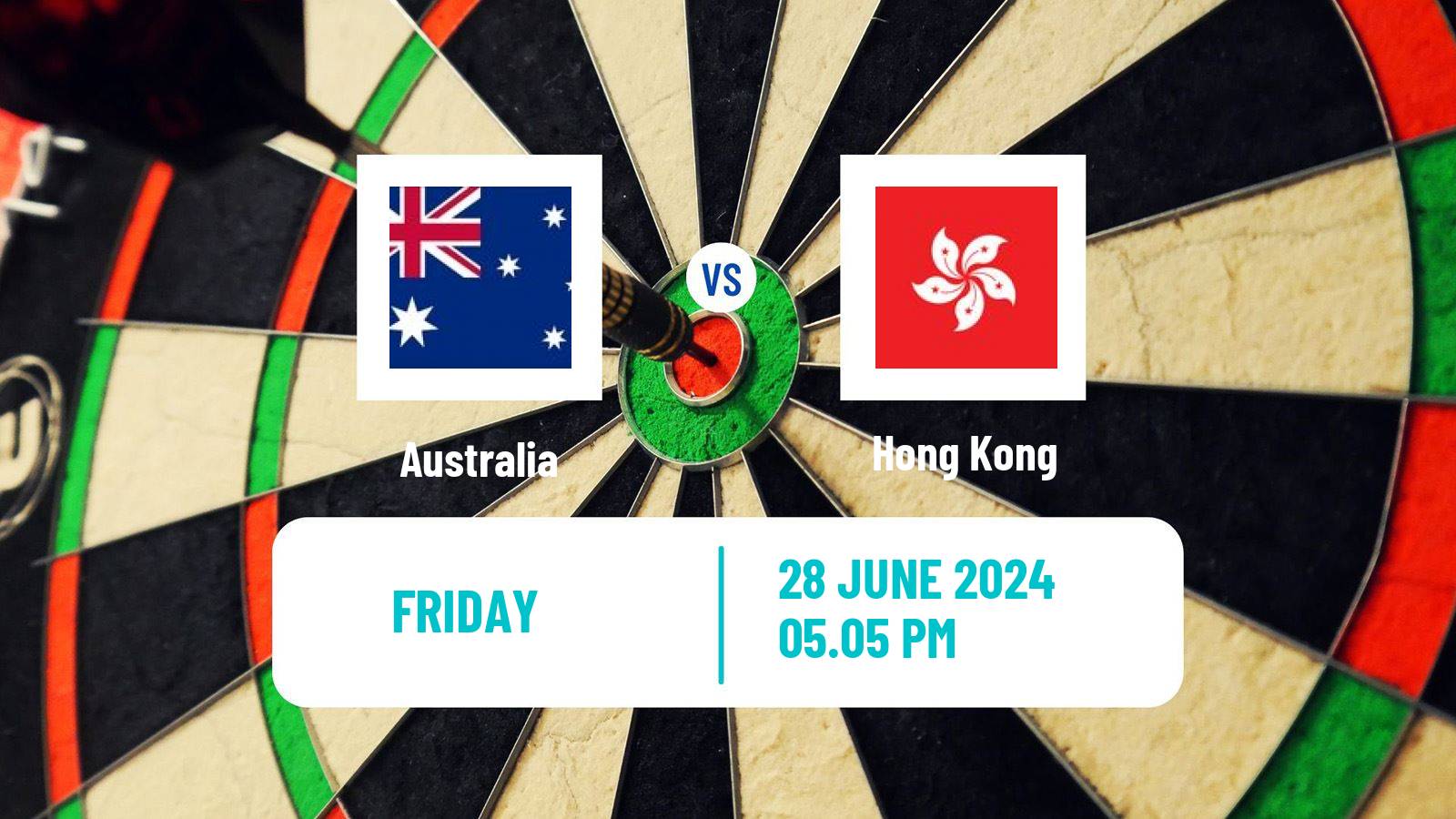 Darts World Cup Teams Australia - Hong Kong