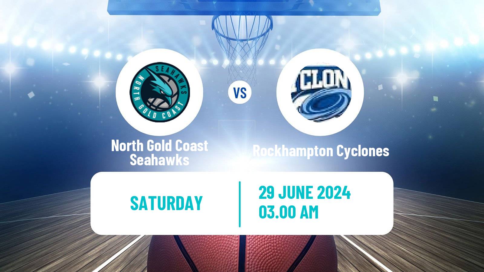 Basketball Australian NBL1 North Women North Gold Coast Seahawks - Rockhampton Cyclones