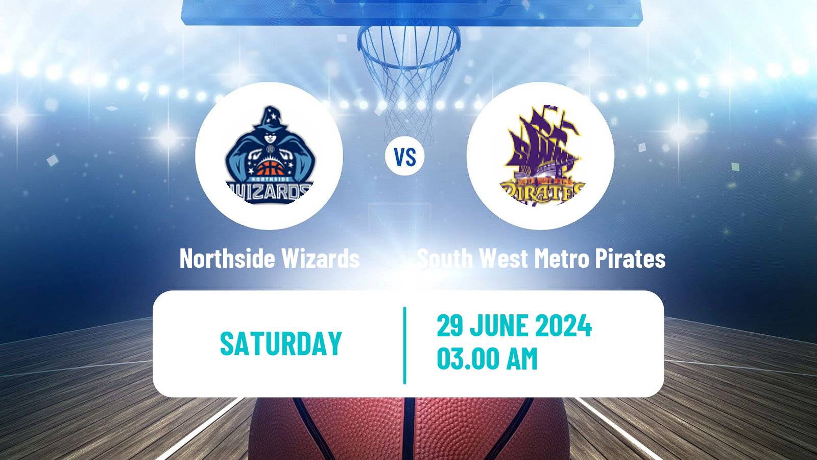 Basketball Australian NBL1 North Women Northside Wizards - South West Metro Pirates