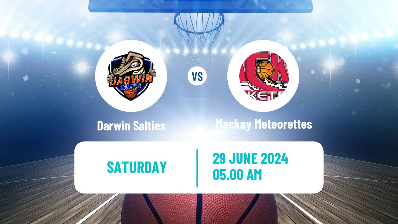 Basketball Australian NBL1 North Women Darwin Salties - Mackay Meteorettes