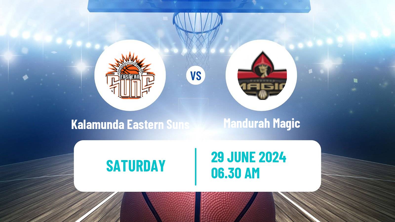 Basketball Australian NBL1 West Women Kalamunda Eastern Suns - Mandurah Magic