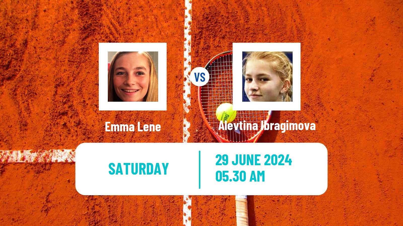 Tennis ITF W35 Perigueux Women Emma Lene - Alevtina Ibragimova