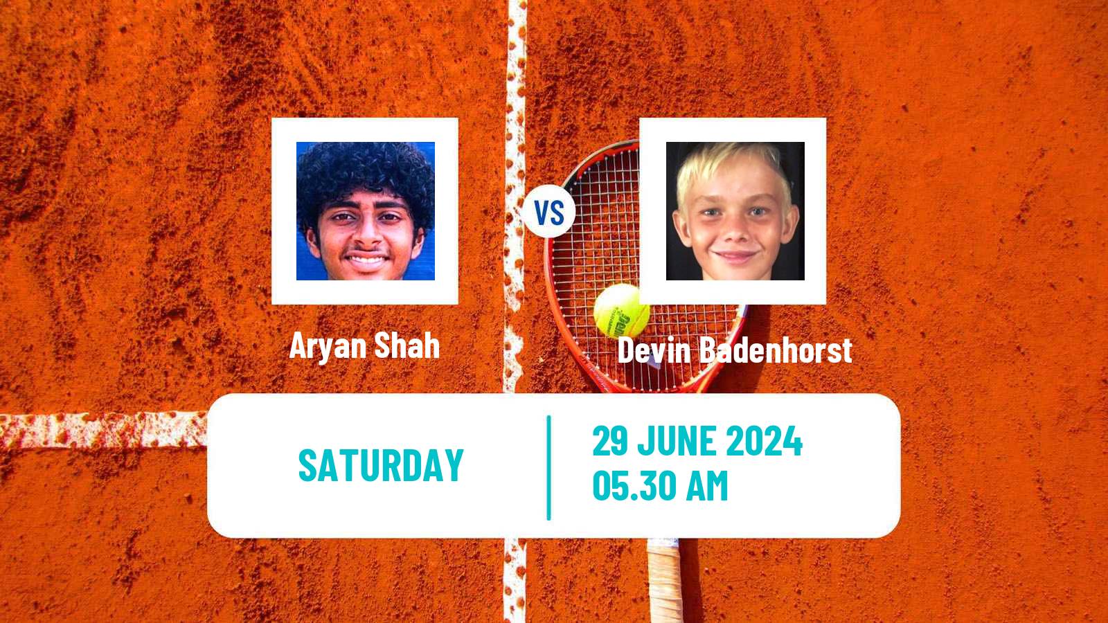 Tennis ITF M25 Hillcrest Men Aryan Shah - Devin Badenhorst