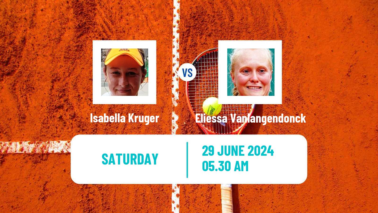 Tennis ITF W15 Hillcrest 2 Women Isabella Kruger - Eliessa Vanlangendonck