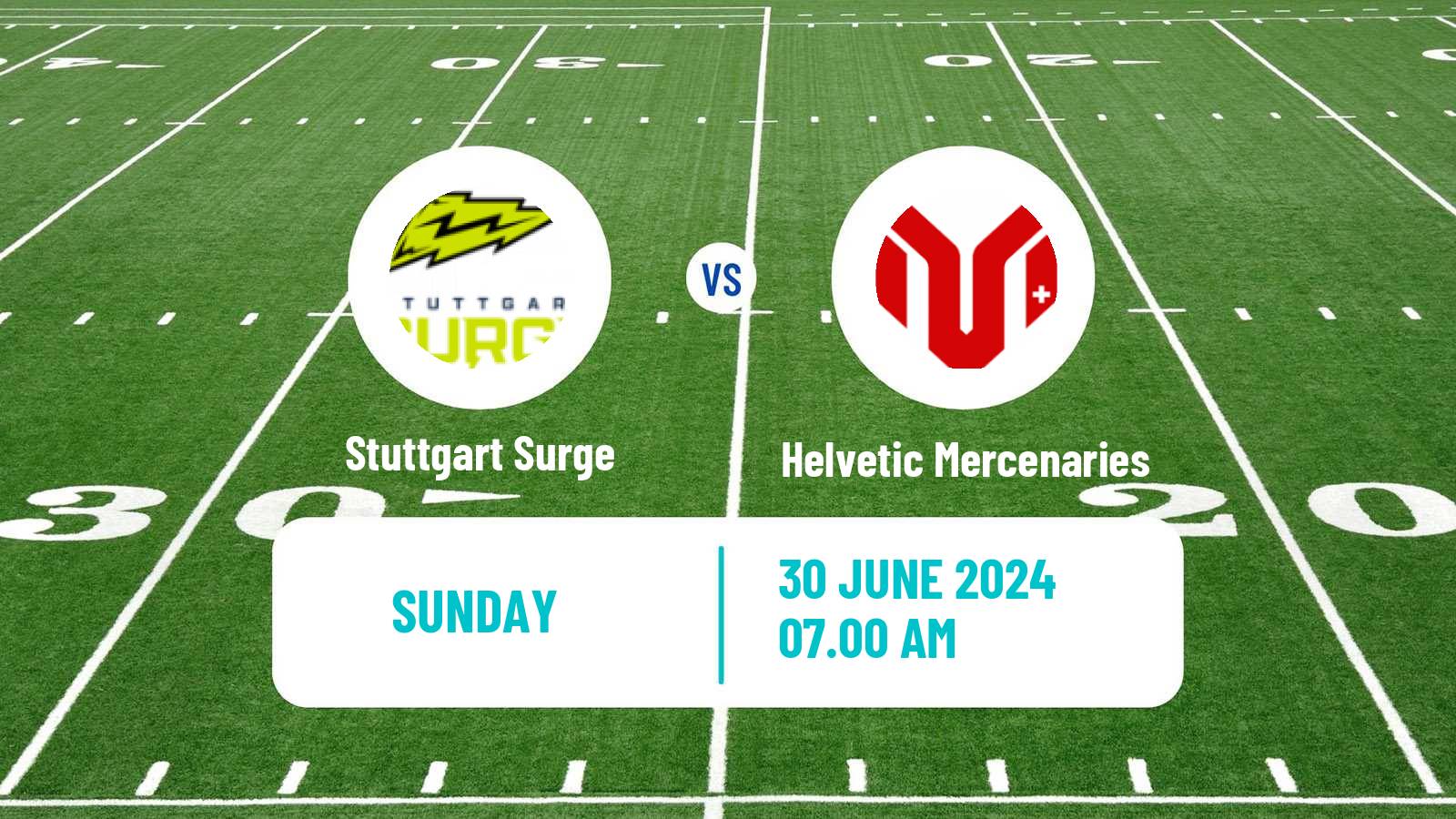 American football European League of American Football Stuttgart Surge - Helvetic Mercenaries