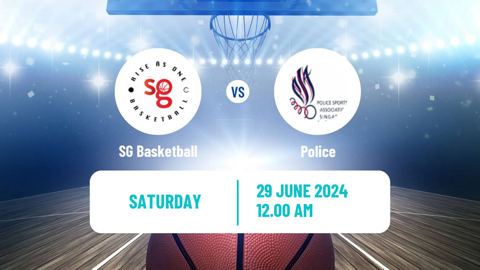 Basketball Singapore NBL SG Basketball - Police