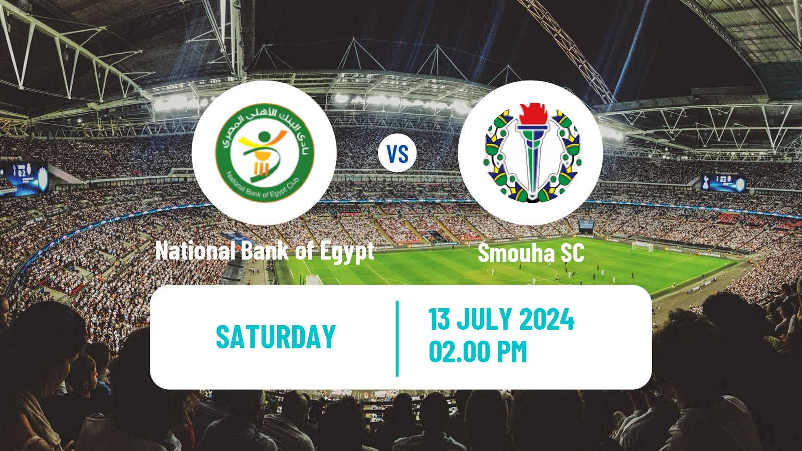 Soccer Egyptian Premier League National Bank of Egypt - Smouha