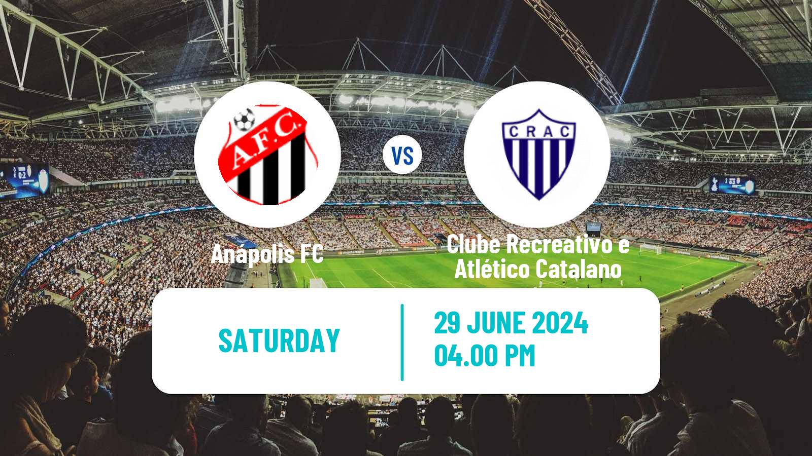 Soccer Brazilian Serie D Anápolis - Clube Recreativo e Atlético Catalano