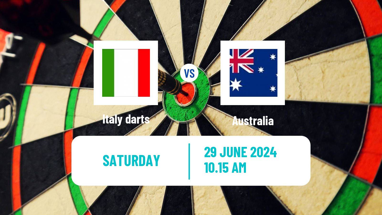 Darts World Cup Teams Italy - Australia