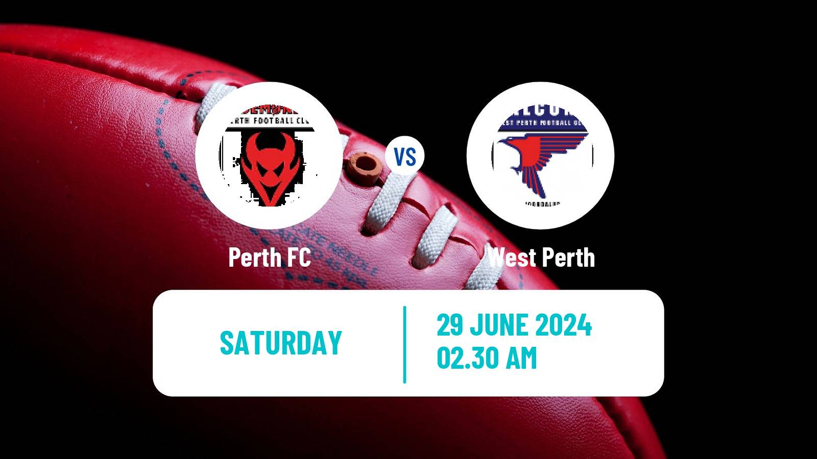 Aussie rules WAFL Perth - West Perth