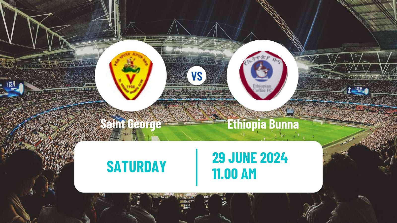 Soccer Ethiopian Premier League Saint George - Ethiopia Bunna