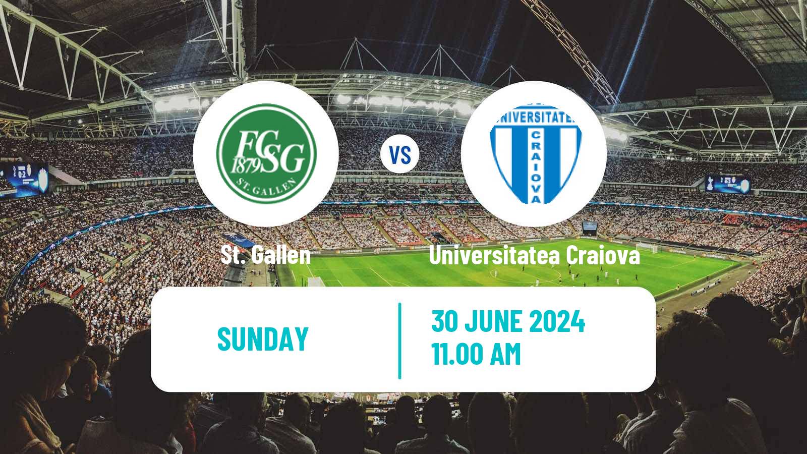 Soccer Club Friendly St. Gallen - Universitatea Craiova